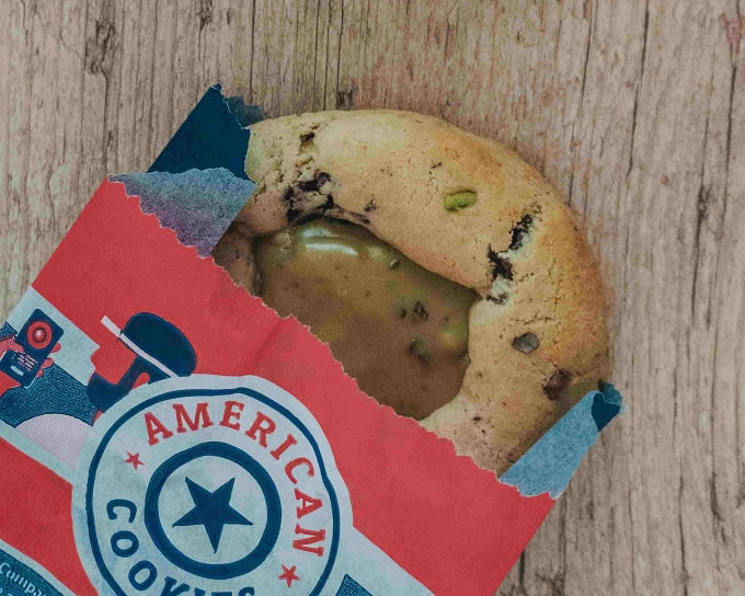 American Cookies - Cookie de Brigadeiro de Pistache 2 - Samir Félix e Giovanna Uchôa